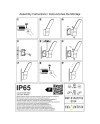 ***OFER/DES*** ANDES * APLIQUE EXTERIOR NEGRO IP65 6W 3000K